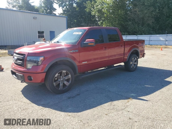 2013 Ford F-150 XL with VIN 1FTFW1ET8DFC43544, listed as a Copart auction lot 63437965 with 168,598 mi miles and Salvage title. Bid and sale history available at DreamBid. Image 1.