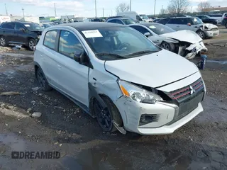 2023 Mitsubishi Mirage Black Edition with VIN ML32AWHJ0PH006398, listed as a IAAI auction lot 41420525 with 25,417 mi miles and . Bid and sale history available at DreamBid. Image 1.