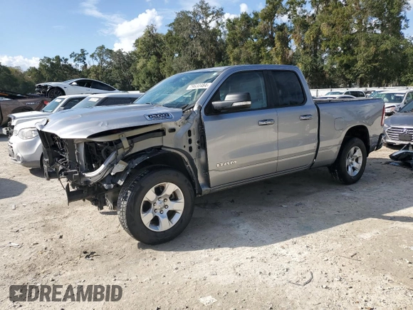 2020 Ram 1500 Big Horn with VIN 1C6RREBT9LN121495, listed as a Copart auction lot 79630484 with 66,280 mi miles and Salvage Title. Bid and sale history available at carsss.com. Image 1.