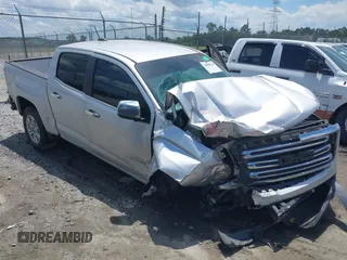 2019 GMC Canyon 2WD SLE with VIN 1GTG5CEN7K1272175, listed as a IAAI auction lot 39595139 with 1 mi miles. Bid and sale history available at carsss.com. Image 1.