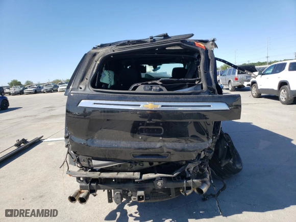 2021 Chevrolet Suburban High Country with VIN 1GNSKGKL3MR208644, listed as a Copart auction lot 49566724 with 0 mi miles and Salvage Title. Bid and sale history available at carsss.com. Image 6.