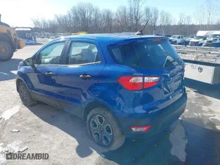 2020 Ford EcoSport S with VIN MAJ3S2FE1LC337775, listed as a IAAI auction lot 41434361 with 44,017 mi miles. Bid and sale history available at carsss.com. Image 3.