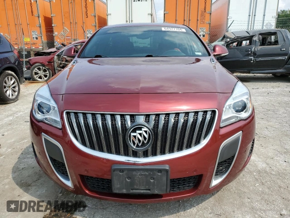 2016 Buick Regal GS with VIN 2G4GV5GX1G9155264, listed as a Copart auction lot 64977104 with 129,580 mi miles and Salvage Title. Bid and sale history available at DreamBid. Image 5.