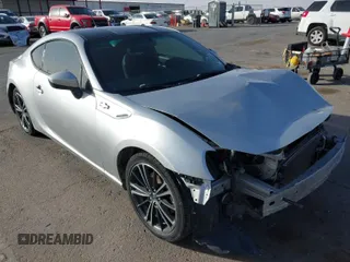 2013 Scion FR-S with VIN JF1ZNAA18D2717400, listed as a IAAI auction lot 41455358 with 192,131 mi miles. Bid and sale history available at carsss.com. Image 1.
