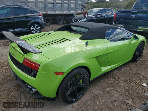 2013 Lamborghini Gallardo z VIN ZHWGU6BZ9DLA12793, wystawiony jako Copart lot #77525804 z przebiegiem 11 777 mil mil oraz Szkody całkowita. Historia ofert i sprzedaży dostępna na DreamBid. Obrazek 3.