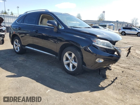 2015 Lexus RX 350 with VIN 2T2BK1BA5FC325901, listed as a Copart auction lot 52309155 with 119,505 mi miles and Salvage Title. Bid and sale history available at DreamBid. Image 4.