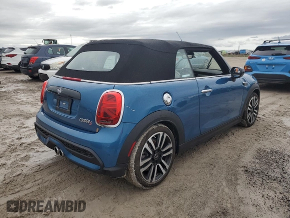 2023 MINI Convertible Cooper S с VIN WMW43DL09P3R05368, выставлен на аукционе Copart как лот 74806464 с пробегом Не указан миль и На запчасти • Non repairable. История ставок и продаж доступна на DreamBid. Изображение 3.
