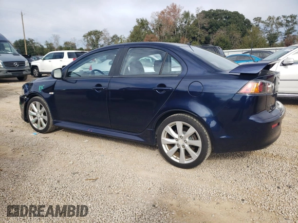 2013 Mitsubishi Lancer GT with VIN JA32U8FW8DU022283, listed as a Copart auction lot 83753694 with 112,824 mi miles and Salvage Title. Bid and sale history available at carsss.com. Image 2.