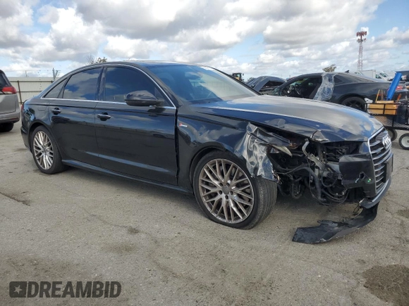 2016 Audi A6 Premium Plus with VIN WAUFGAFC7GN004764, listed as a Copart auction lot 51009115 with 89,402 mi miles and Salvage Title. Bid and sale history available at DreamBid. Image 4.