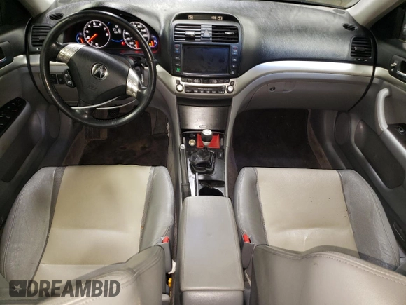 2004 Acura TSX w/Navigation with VIN JH4CL959X4C006391, listed as a Copart auction lot 85966044 with 155,472 mi miles and Salvage title. Bid and sale history available at DreamBid. Image 8.