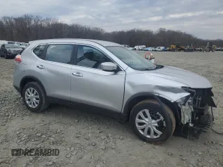 2015 Nissan Rogue S with VIN KNMAT2MV1FP591596, listed as a Copart auction lot 46546605 with 109,497 mi miles and Salvage Title. Bid and sale history available at carsss.com. Image 4.
