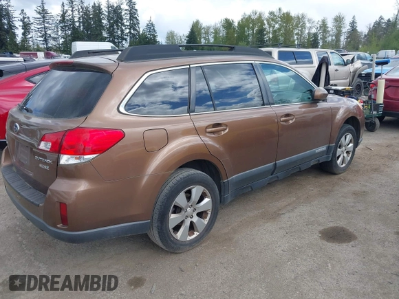 2011 Subaru Outback 2.5i Prem AWP with VIN 4S4BRBCC3B3341762, listed as a IAAI auction lot 42041196 with 203,059 mi miles. Bid and sale history available at carsss.com. Image 4.