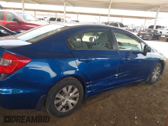 2012 Honda Civic LX z VIN 19XFB2F51CE359968, wystawiony jako IAAI lot #42350373 z przebiegiem 126 215 mil mil oraz . Historia ofert i sprzedaży dostępna na DreamBid. Obrazek 11.