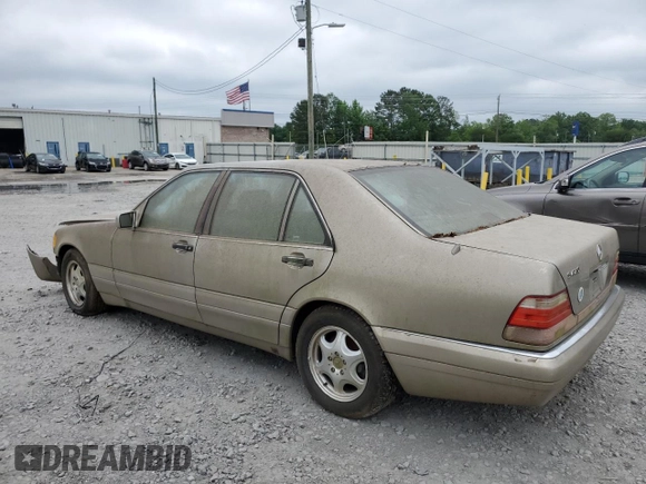 1997 Mercedes-Benz S with VIN WDBGA43GXVA361151, listed as a Copart auction lot 54459925 with Not Provided miles and Clean Title. Bid and sale history available at carsss.com. Image 2.