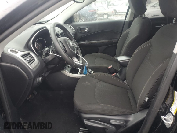 2021 Jeep Compass Sport с VIN 3C4NJCAB4MT510929, выставлен на аукционе Copart как лот 57961595 с пробегом 37 715 миль миль и Списание • Salvage title. История ставок и продаж доступна на DreamBid. Изображение 7.