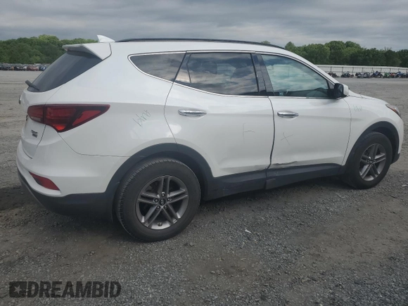 2017 Hyundai Santa Fe 2.4L with VIN 5NMZUDLB7HH001772, listed as a Copart auction lot 54573715 with 94,118 mi miles and Salvage title. Bid and sale history available at DreamBid. Image 3.