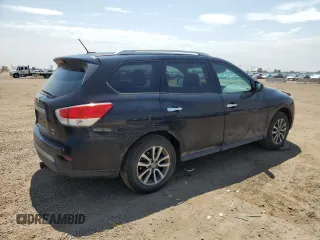 2013 Nissan Pathfinder Platinum with VIN 5N1AR2MM5DC674941, listed as a Copart auction lot 65465155 with 163,687 mi miles and Clean title. Bid and sale history available at DreamBid. Image 3.