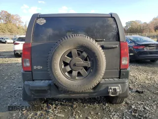 2009 Hummer H3 SUV with VIN 5GTEN13E198107568, listed as a Copart auction lot 78607404 with 182,613 mi miles and Salvage Title. Bid and sale history available at carsss.com. Image 6.
