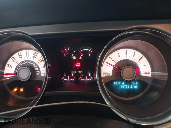2011 Ford Mustang V6 with VIN 1ZVBP8EM0B5102190, listed as a IAAI auction lot 41082218 with 140,724 mi miles and . Bid and sale history available at DreamBid. Image 7.