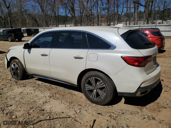 2018 Acura MDX with VIN 5J8YD3H39JL007974, listed as a Copart auction lot 46828105 with 95,680 mi miles and Salvage Title. Bid and sale history available at carsss.com. Image 2.
