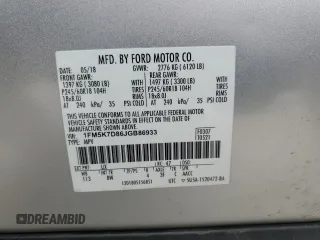 2018 Ford Explorer XLT с VIN 1FM5K7D86JGB86933, выставлен на аукционе Copart как лот 57239325 с пробегом 72 409 миль миль и Списание • Salvage title. История ставок и продаж доступна на DreamBid. Изображение 14.