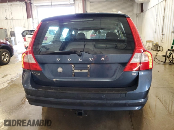 2008 Volvo V70 with VIN YV1BW982281049363, listed as a Copart auction lot 48345355 with 173,865 mi miles and Non Repairable. Bid and sale history available at DreamBid. Image 6.
