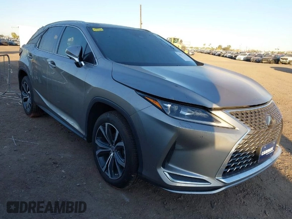 2022 Lexus RX with VIN 2T2HZMDA9NC332661, listed as a IAAI auction lot 41877725 with 19,045 mi miles. Bid and sale history available at carsss.com. Image 1.