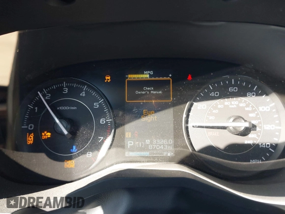 2022 Subaru Impreza Premium с VIN 4S3GTAD6XN3705596, выставлен на аукционе IAAI как лот 41805251 с пробегом 87 043 миль миль и . История ставок и продаж доступна на DreamBid. Изображение 7.