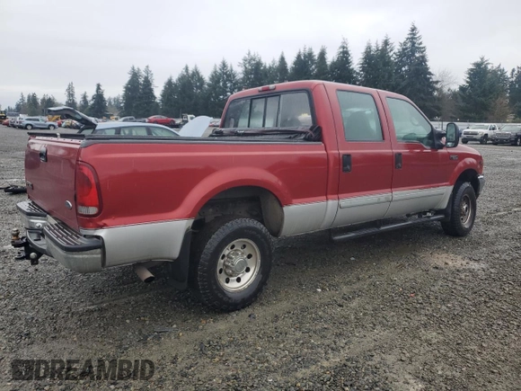 2001 Ford Super Duty F-250 XL with VIN 1FTNW21S41EB76120, listed as a Copart auction lot 84878124 with 227,360 mi miles and Salvage Title. Bid and sale history available at carsss.com. Image 3.