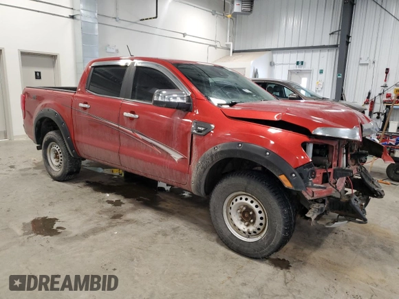 2019 Ford Ranger XL with VIN 1FTER4FH0KLA80532, listed as a Copart auction lot 44708685 with 100,122 mi miles and Salvage title. Bid and sale history available at DreamBid. Image 4.