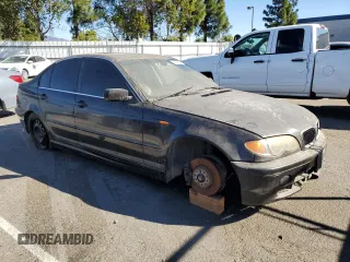 2002 BMW 3 Series 330i with VIN WBAEV53432KM22500, listed as a Copart auction lot 79308334 with 0 mi miles and Salvage Title. Bid and sale history available at carsss.com. Image 4.