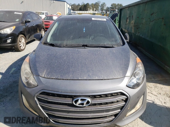 2016 Hyundai Elantra GT with VIN KMHD35LH5GU321649, listed as a Copart auction lot 74807984 with 0 mi miles and Salvage Title. Bid and sale history available at carsss.com. Image 5.