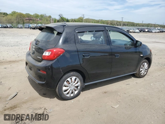 2017 Mitsubishi Mirage ES with VIN ML32A3HJ6HH016319, listed as a Copart auction lot 53732925 with 177,388 mi miles and Salvage title. Bid and sale history available at DreamBid. Image 3.