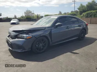2024 Honda Civic Sport z VIN 2HGFE2F55RH588627, wystawiony jako Copart lot #53194125 z przebiegiem 5 855 mil mil oraz Szkoda całkowita • Salvage title. Historia ofert i sprzedaży dostępna na DreamBid. Obrazek 1.