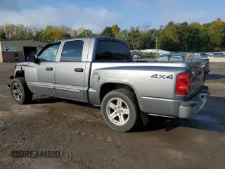 2007 Dodge Dakota SLT with VIN 1D7HW48K17S141548, listed as a Copart auction lot 74875484 with 166,785 mi miles and Salvage Title. Bid and sale history available at carsss.com. Image 2.