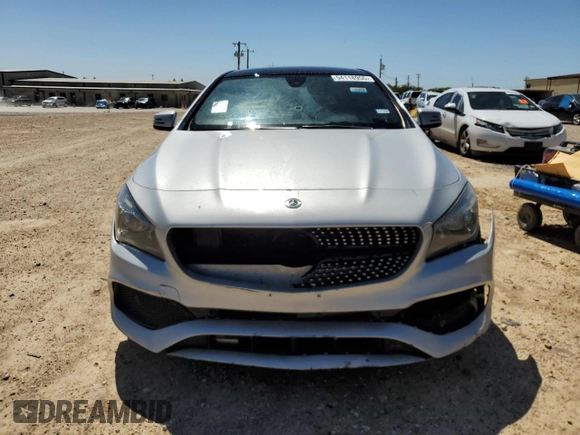 2018 Mercedes-Benz CLA with VIN WDDSJ4EB1JN535131, listed as a Copart auction lot 54118955 with 184,687 mi miles and Clean Title. Bid and sale history available at carsss.com. Image 5.