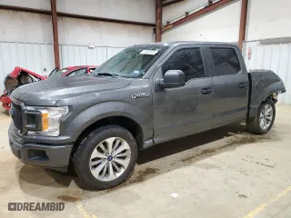 2018 Ford F-150 XL with VIN 1FTEW1CP8JKD02662, listed as a Copart auction lot 45852855 with 212,876 mi miles and Salvage Title. Bid and sale history available at carsss.com. Image 1.
