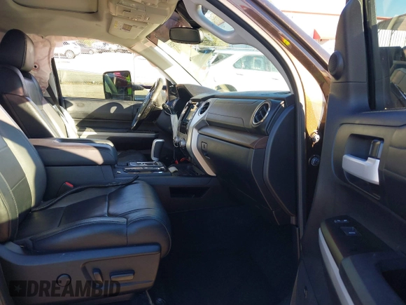 2020 Toyota Tundra Limited with VIN 5TFFY5F1XLX256495, listed as a IAAI auction lot 41373252 with 142,229 mi miles and . Bid and sale history available at DreamBid. Image 5.