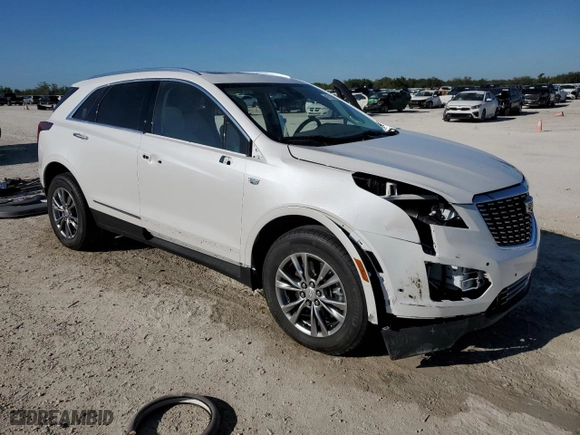 2023 Cadillac XT5 AWD Premium Luxury with VIN 1GYKNDRS8PZ135295, listed as a Copart auction lot 47783265 with 7,072 mi miles and Non Repairable. Bid and sale history available at carsss.com. Image 4.