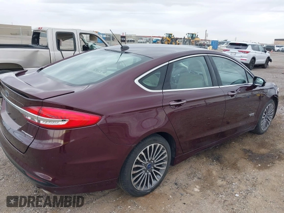 2017 Ford Fusion Titanium with VIN 3FA6P0SU3HR208641, listed as a IAAI auction lot 41732983 with 80,428 mi miles and . Bid and sale history available at DreamBid. Image 4.