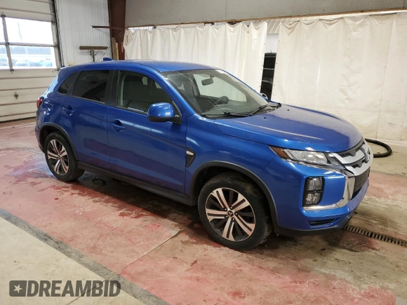 2020 Mitsubishi Outlander Sport ES 2.0 with VIN JA4AR3AU2LU005205, listed as a Copart auction lot 52110945 with 0 mi miles and Salvage Title. Bid and sale history available at carsss.com. Image 4.
