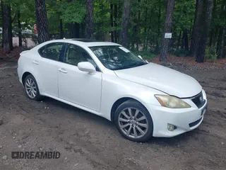 2008 Lexus IS 250 with VIN JTHCK262685022061, listed as a IAAI auction lot 42475439 with Not provided miles and . Bid and sale history available at DreamBid. Image 1.