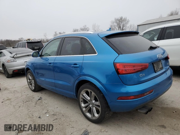 2017 Audi Q3 Premium Plus with VIN WA1JCCFS4HR001935, listed as a Copart auction lot 84167144 with 33,739 mi miles and Salvage title. Bid and sale history available at DreamBid. Image 2.