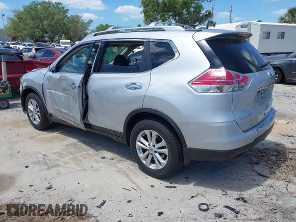 2015 Nissan Rogue SV with VIN 5N1AT2MTXFC849891, listed as a IAAI auction lot 41964361 with 135,934 mi miles and . Bid and sale history available at carsss.com. Image 3.