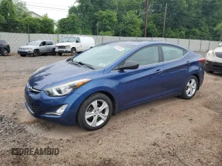 2016 Hyundai Elantra SE with VIN 5NPDH4AE7GH797274, listed as a Copart auction lot 62558335 with 47,839 mi miles and Salvage title. Bid and sale history available at DreamBid. Image 1.