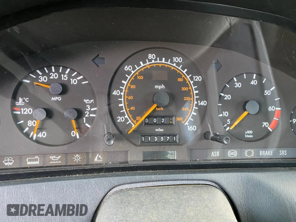 1992 Mercedes-Benz 500 с VIN WDBFA66EXNF052820, выставлен на аукционе Copart как лот 46752965 с пробегом 113 571 миль миль и Чистый • Clean title. История ставок и продаж доступна на DreamBid. Изображение 8.