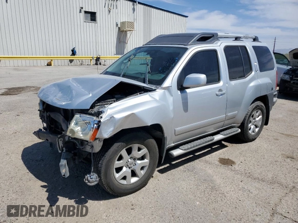 2010 Nissan Xterra S with VIN 5N1AN0NU2AC519838, listed as a Copart auction lot 57301355 with 129,990 mi miles and Salvage title. Bid and sale history available at DreamBid. Image 1.