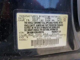 2009 Nissan Sentra S FE+ с VIN 3N1AB61E89L655215, выставлен на аукционе Copart как лот 55342595 с пробегом 117 218 миль миль и Списание • Salvage title. История ставок и продаж доступна на DreamBid. Изображение 12.