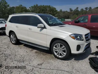 2017 Mercedes-Benz GLS 450 with VIN 4JGDF6EE3HA856174, listed as a Copart auction lot 44294194 with 107,539 mi miles and Non Repairable. Bid and sale history available at DreamBid. Image 4.