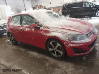 2015 Volkswagen Golf GTI Autobahn with VIN 3VW4T7AUXFM024909, listed as a IAAI auction lot 41416142 with NaN miles. Bid and sale history available at carsss.com. Image 1.